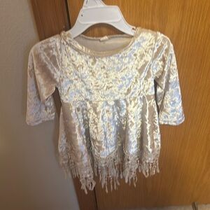Crushed velvet baby girl dress size  9months